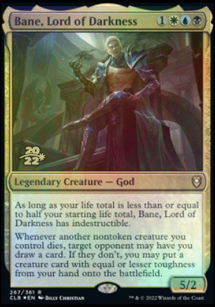 Bane, Lord of Darkness [Commander Legends: Battle for Baldur's Gate Prerelease Promos] | Event Horizon Hobbies CA