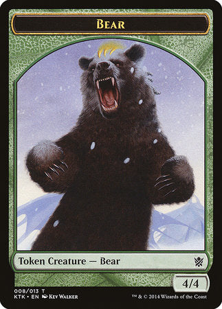 Bear Token [Khans of Tarkir Tokens] | Event Horizon Hobbies CA