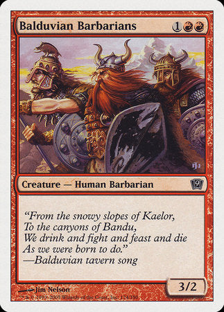 Balduvian Barbarians [Ninth Edition] | Event Horizon Hobbies CA