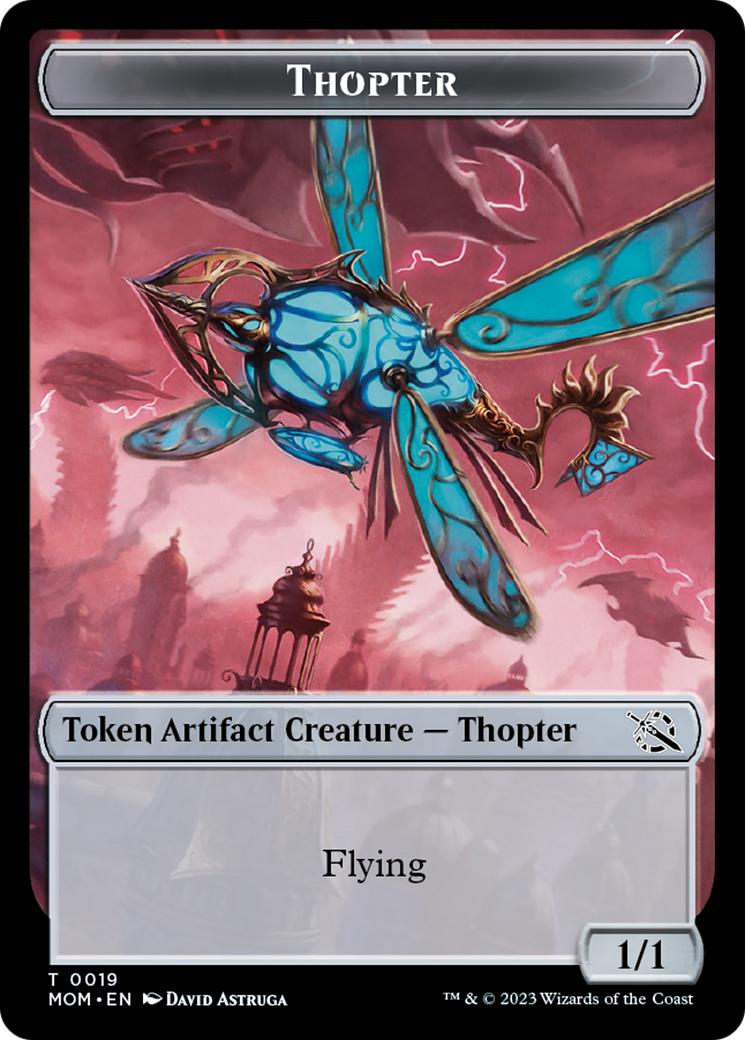 Treasure (21) // Thopter Double-Sided Token [March of the Machine Tokens] | Event Horizon Hobbies CA
