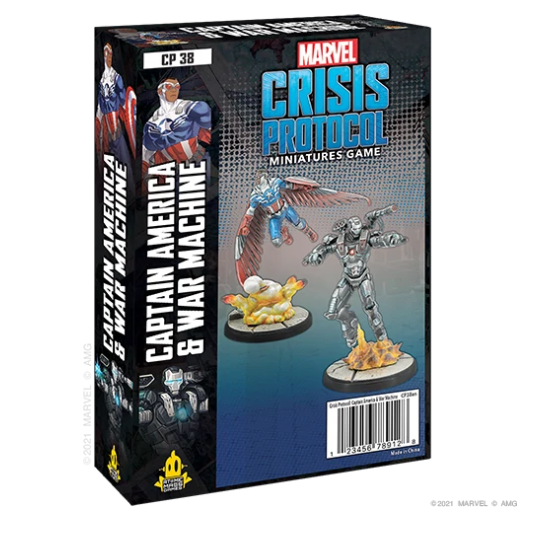 Marvel Crisis Protocol: Captain America and War Machine | Event Horizon Hobbies CA