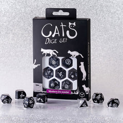 Dice Set - Cats Modern Dice Set Meowster | Event Horizon Hobbies CA