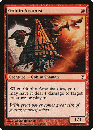 Goblin Arsonist [Duel Decks: Sorin vs. Tibalt] | Event Horizon Hobbies CA