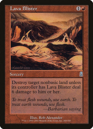 Lava Blister [Odyssey] | Event Horizon Hobbies CA