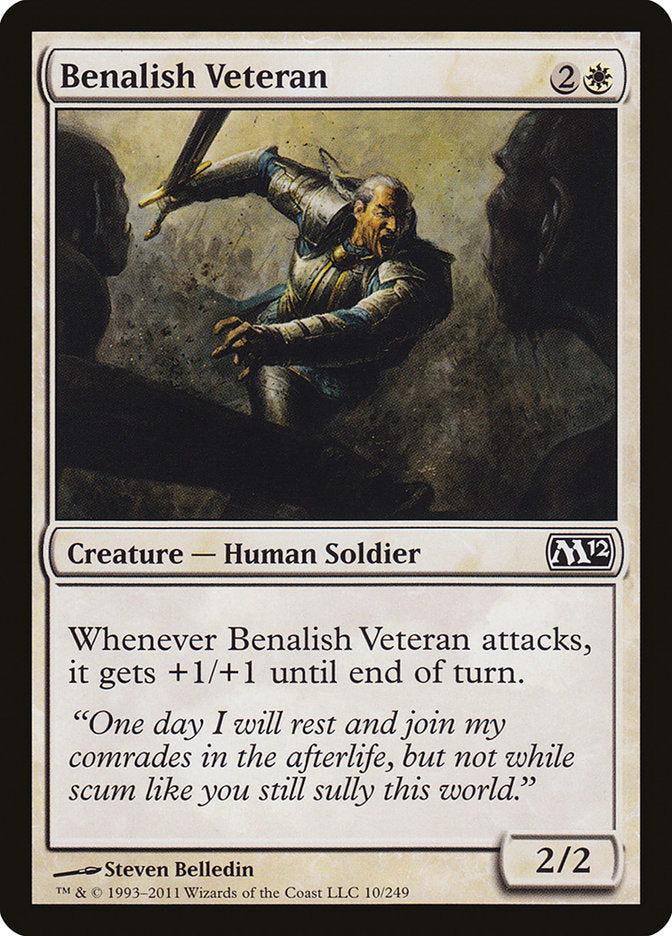 Benalish Veteran [Magic 2012] | Event Horizon Hobbies CA