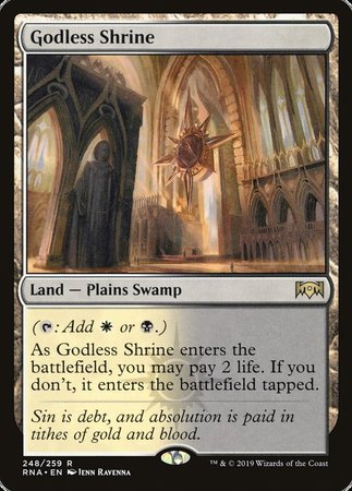 Godless Shrine [Ravnica Allegiance] | Event Horizon Hobbies CA