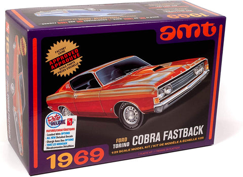 Model Kit - AMT - 1969 Ford Torino Cobra Fastback