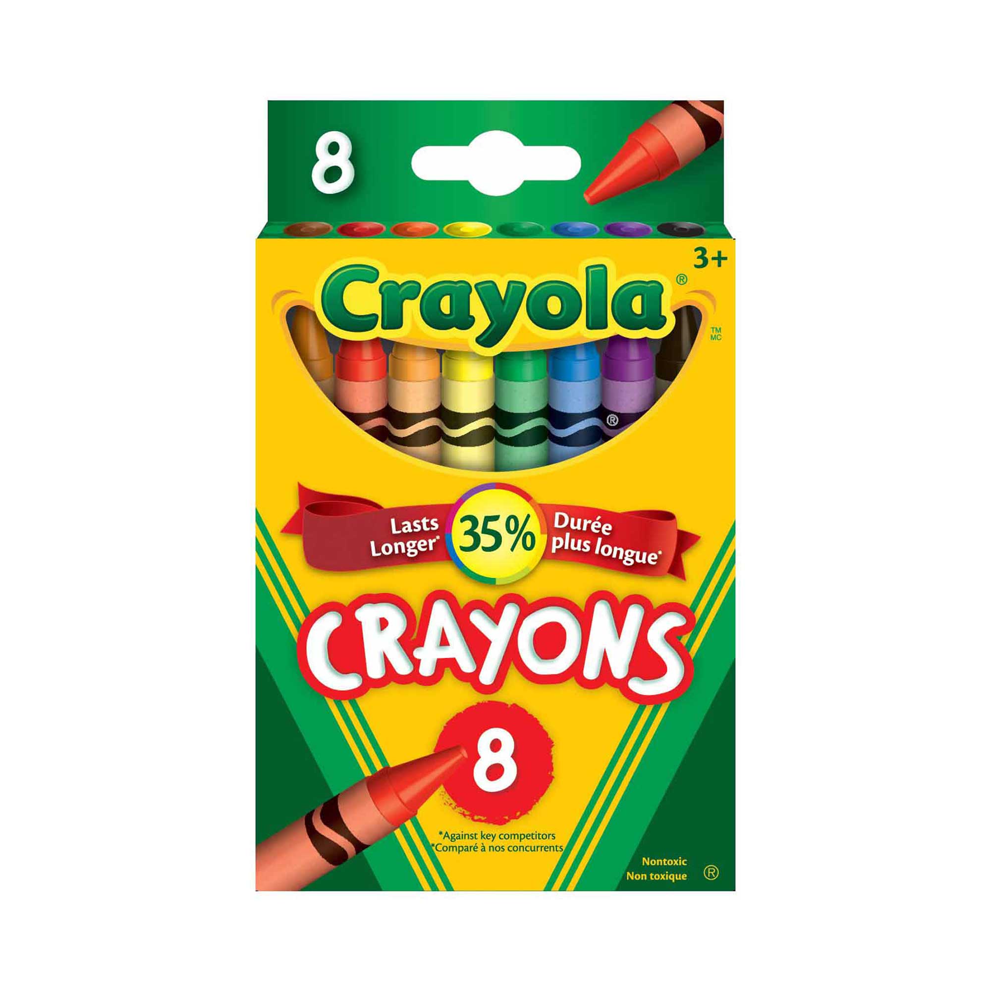 Crayola - Crayons, 8 Count | Event Horizon Hobbies CA