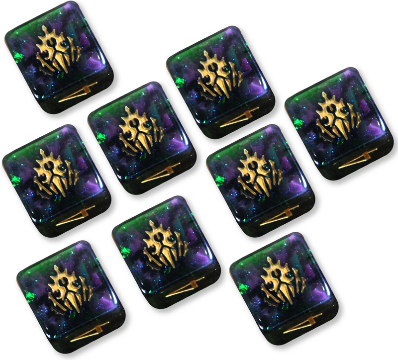 Dice - Infinite Black - Elder Dice (D6s)