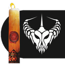 Dice - Infinite Black - Ritual Candle Dice Tube