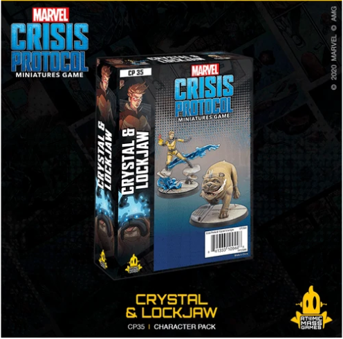Marvel Crisis Protocol: Crystal & Lockjaw | Event Horizon Hobbies CA