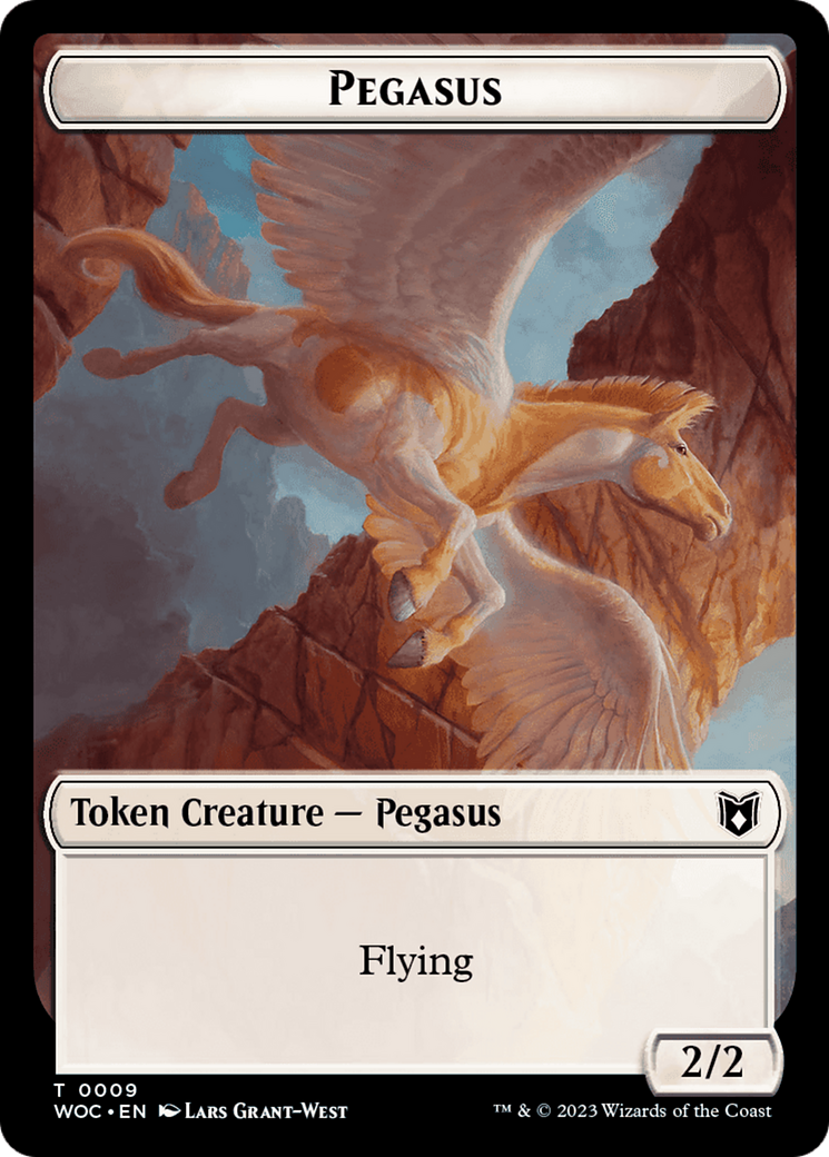 Pirate // Pegasus Double-Sided Token [Wilds of Eldraine Commander Tokens] | Event Horizon Hobbies CA