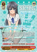 Irreplaceable Existence, Mai Sakurajima (SBY/W64-E053SEC SEC) (Silver Stamped) [Rascal Does Not Dream of Bunny Girl Senpai]