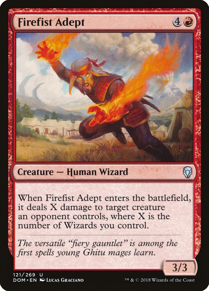 Firefist Adept [Dominaria] | Event Horizon Hobbies CA