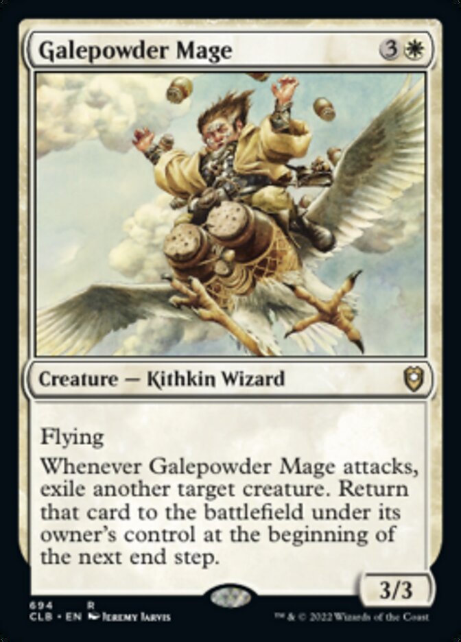 Galepowder Mage [Commander Legends: Battle for Baldur's Gate] | Event Horizon Hobbies CA
