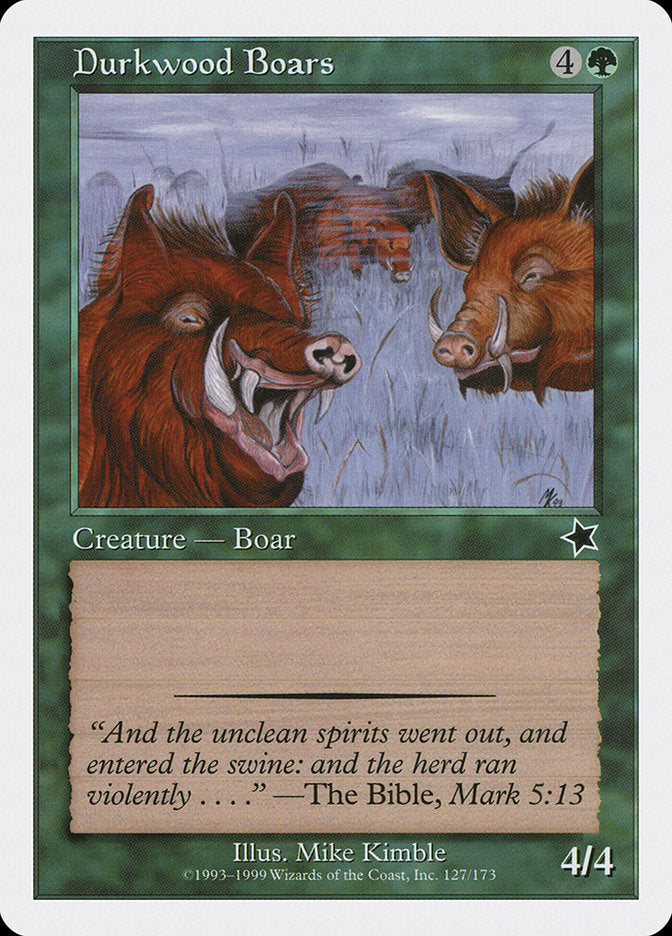 Durkwood Boars [Starter 1999] | Event Horizon Hobbies CA