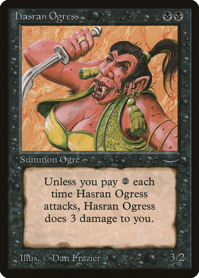 Hasran Ogress (Dark Mana Cost) [Arabian Nights] | Event Horizon Hobbies CA
