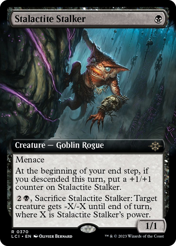 Stalactite Stalker (Extended Art) [The Lost Caverns of Ixalan] | Event Horizon Hobbies CA
