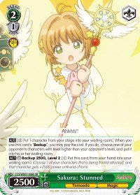 Sakura: Stunned (CCS/WX01-036S SR) [Cardcaptor Sakura: Clear Card]