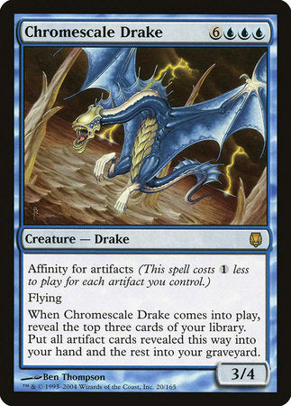 Chromescale Drake [Darksteel] | Event Horizon Hobbies CA