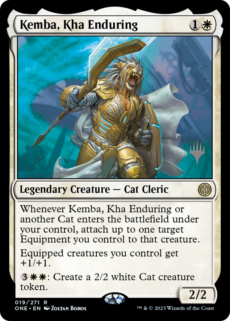 Kemba, Kha Enduring (Promo Pack) [Phyrexia: All Will Be One Promos] | Event Horizon Hobbies CA