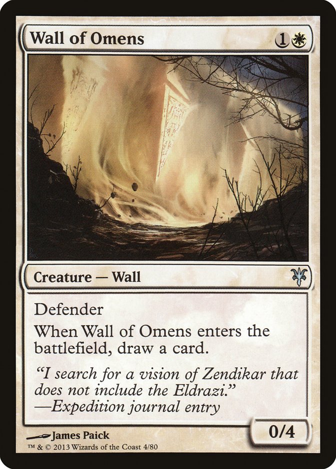 Wall of Omens [Duel Decks: Sorin vs. Tibalt] | Event Horizon Hobbies CA
