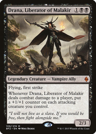 Drana, Liberator of Malakir [Battle for Zendikar] | Event Horizon Hobbies CA