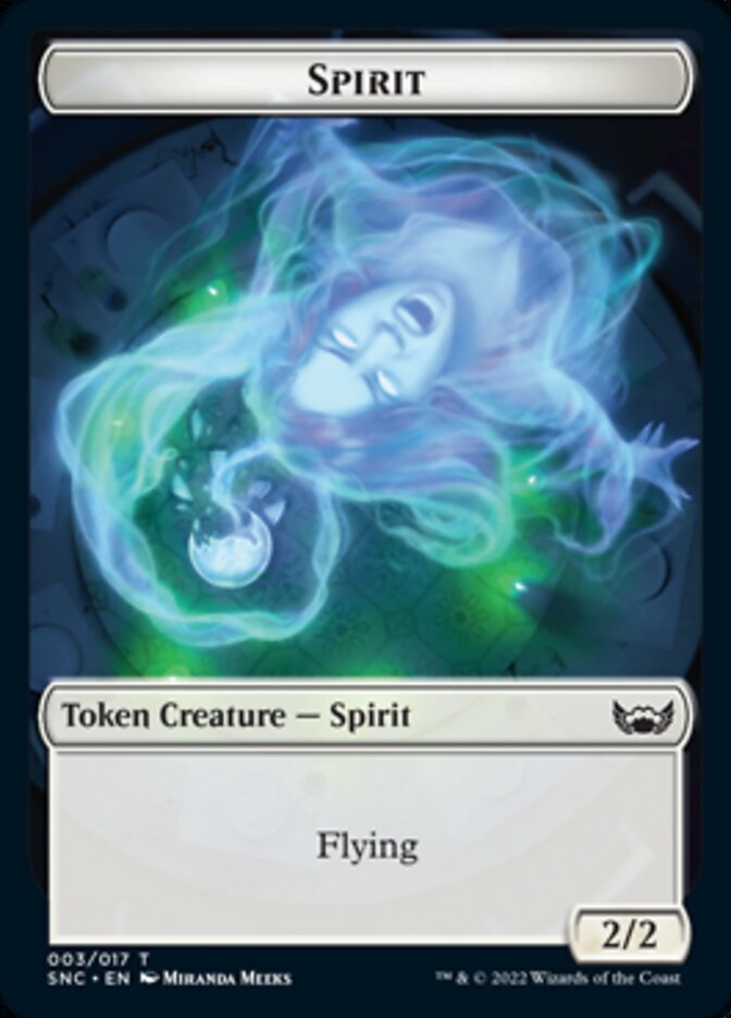 Fish // Spirit Double-sided Token [Streets of New Capenna Tokens] | Event Horizon Hobbies CA
