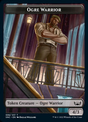 Ogre Warrior // Dog Double-sided Token [Streets of New Capenna Tokens] | Event Horizon Hobbies CA