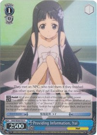 Providing Information, Yui (SAO/SE26-E32 C) (Parallel Foil) [Sword Art Online II Vol.2]