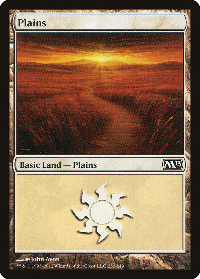 Plains (230) [Magic 2013] | Event Horizon Hobbies CA
