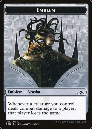 Emblem - Vraska, Golgari Queen [Guilds of Ravnica Tokens] | Event Horizon Hobbies CA
