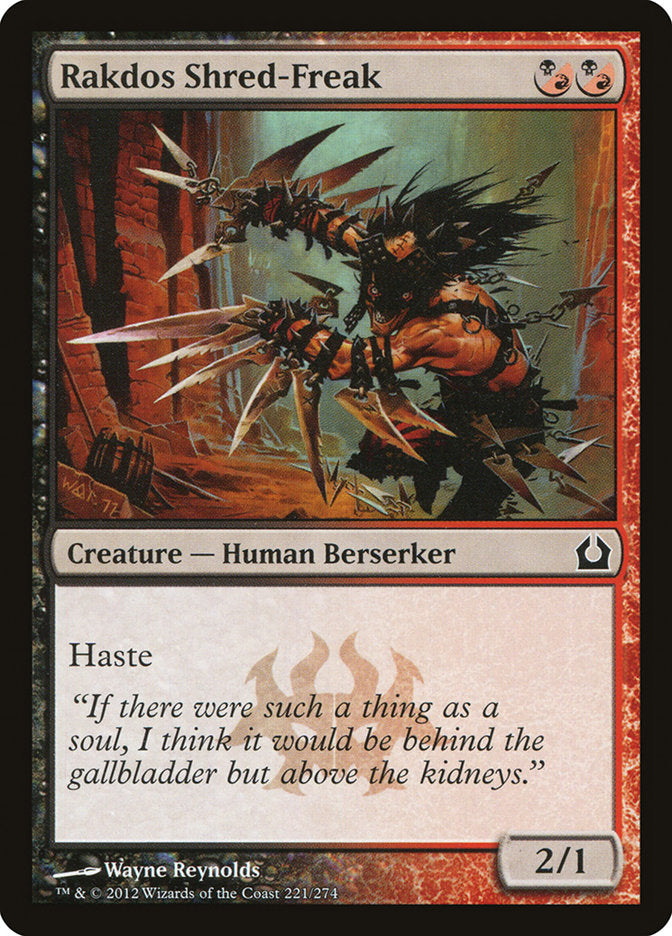 Rakdos Shred-Freak [Return to Ravnica] | Event Horizon Hobbies CA