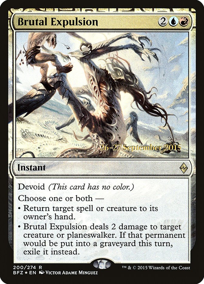 Brutal Expulsion  [Battle for Zendikar Prerelease Promos] | Event Horizon Hobbies CA