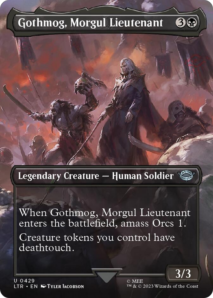 Gothmog, Morgul Lieutenant (Borderless Alternate Art) [The Lord of the Rings: Tales of Middle-Earth] | Event Horizon Hobbies CA