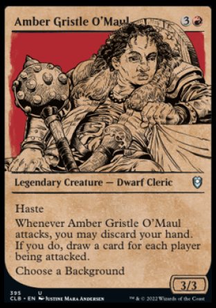 Amber Gristle O'Maul (Showcase) [Commander Legends: Battle for Baldur's Gate] | Event Horizon Hobbies CA
