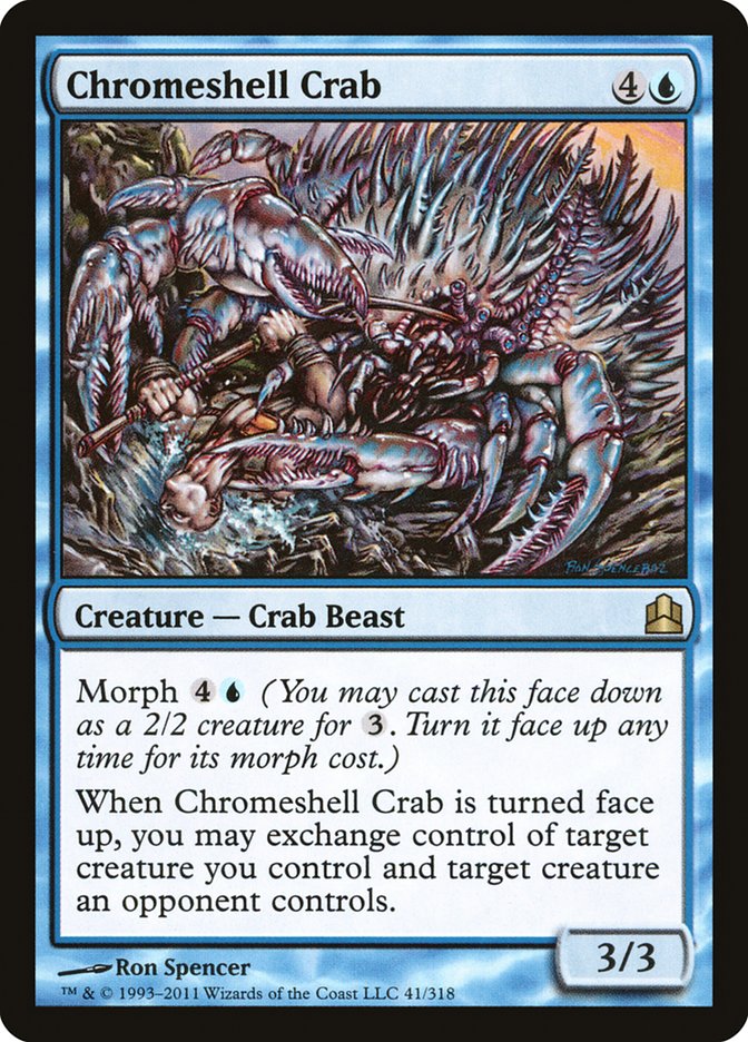 Chromeshell Crab [Commander 2011] | Event Horizon Hobbies CA