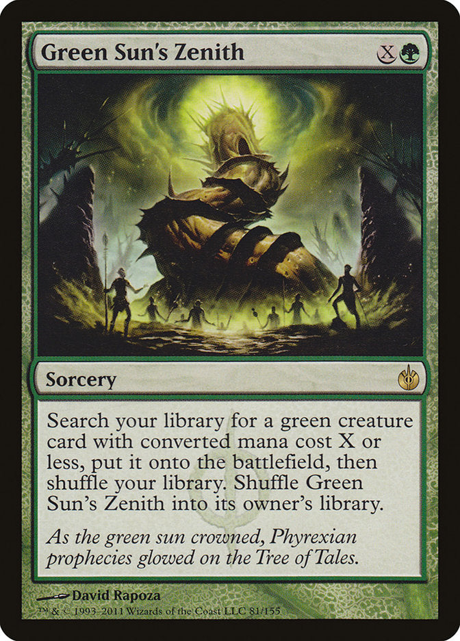 Green Sun's Zenith [Mirrodin Besieged] | Event Horizon Hobbies CA