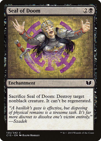 Seal of Doom [Commander 2015] | Event Horizon Hobbies CA