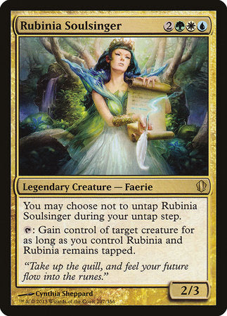 Rubinia Soulsinger [Commander 2013] | Event Horizon Hobbies CA