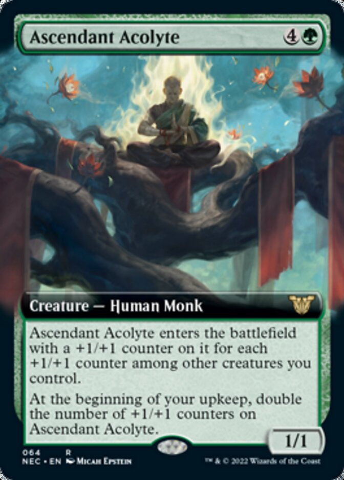 Ascendant Acolyte (Extended) [Kamigawa: Neon Dynasty Commander] | Event Horizon Hobbies CA
