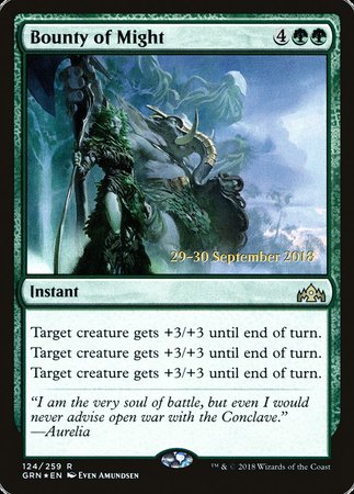 Bounty of Might [Guilds of Ravnica Promos] | Event Horizon Hobbies CA