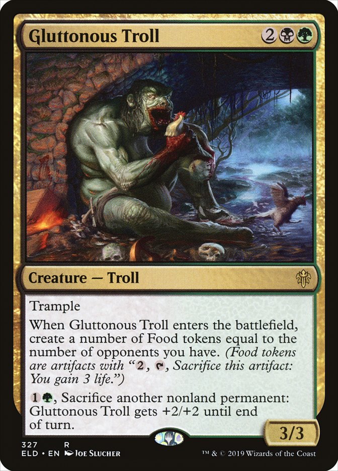 Gluttonous Troll [Throne of Eldraine] | Event Horizon Hobbies CA