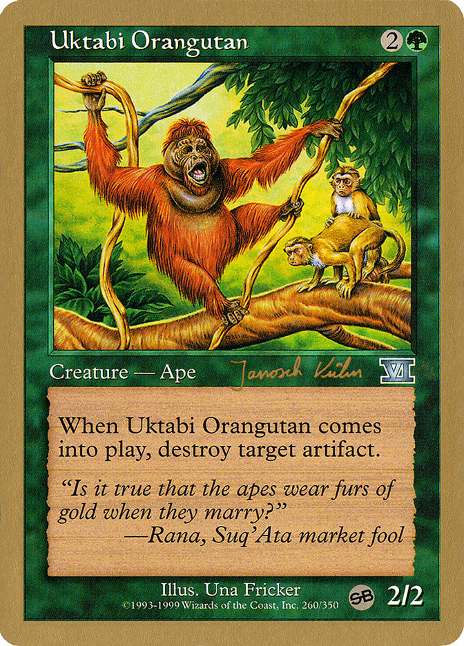 Uktabi Orangutan (Janosch Kuhn) (SB) [World Championship Decks 2000] | Event Horizon Hobbies CA