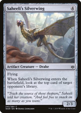 Saheeli's Silverwing [War of the Spark] | Event Horizon Hobbies CA