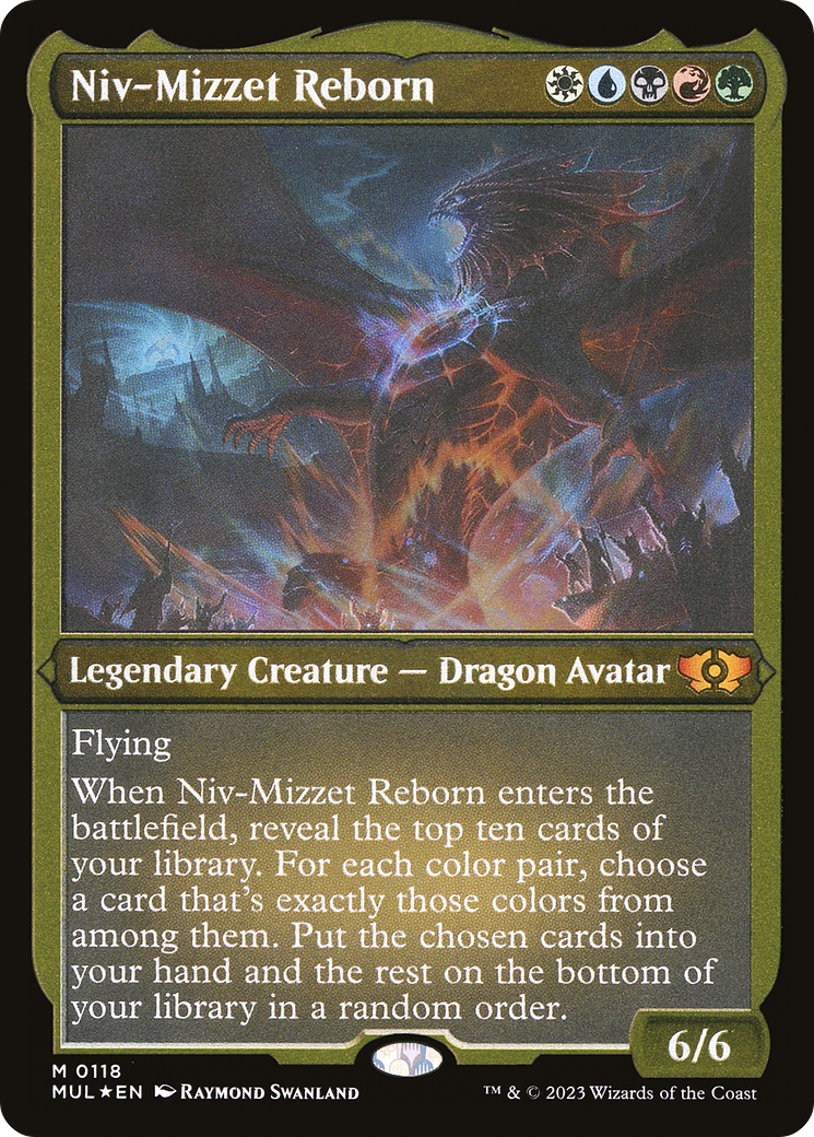 Niv-Mizzet Reborn (Foil Etched) [Multiverse Legends] | Event Horizon Hobbies CA