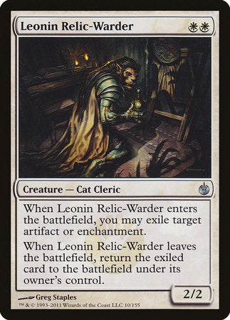 Leonin Relic-Warder [Mirrodin Besieged] | Event Horizon Hobbies CA