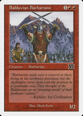 Balduvian Barbarians [Classic Sixth Edition] | Event Horizon Hobbies CA