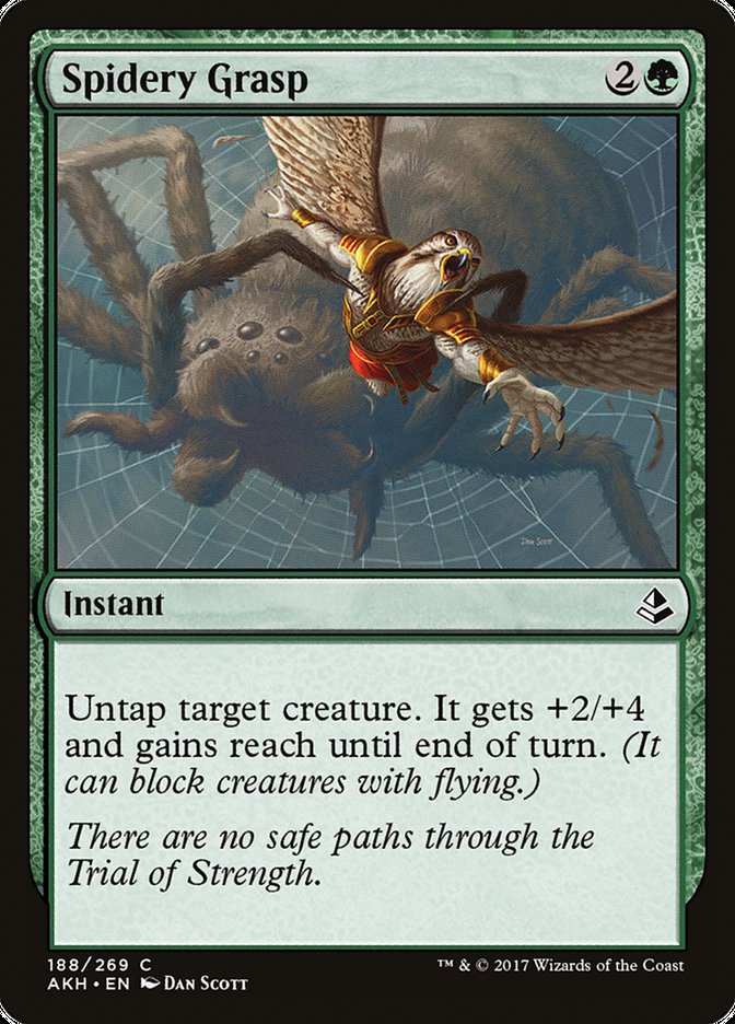 Spidery Grasp [Amonkhet] | Event Horizon Hobbies CA