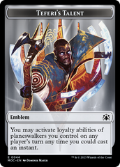Elemental (9) // Teferi's Talent Emblem Double-Sided Token [March of the Machine Tokens] | Event Horizon Hobbies CA